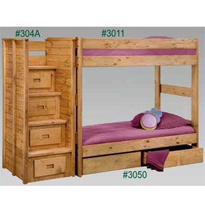 Bunk Bed with Stairs Plans